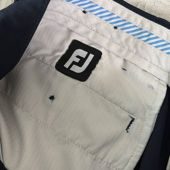 FootJoy Lightweight 9" Short Performance Golf Flat Front Classic Navy Size 38 - Picture 5 of 14
